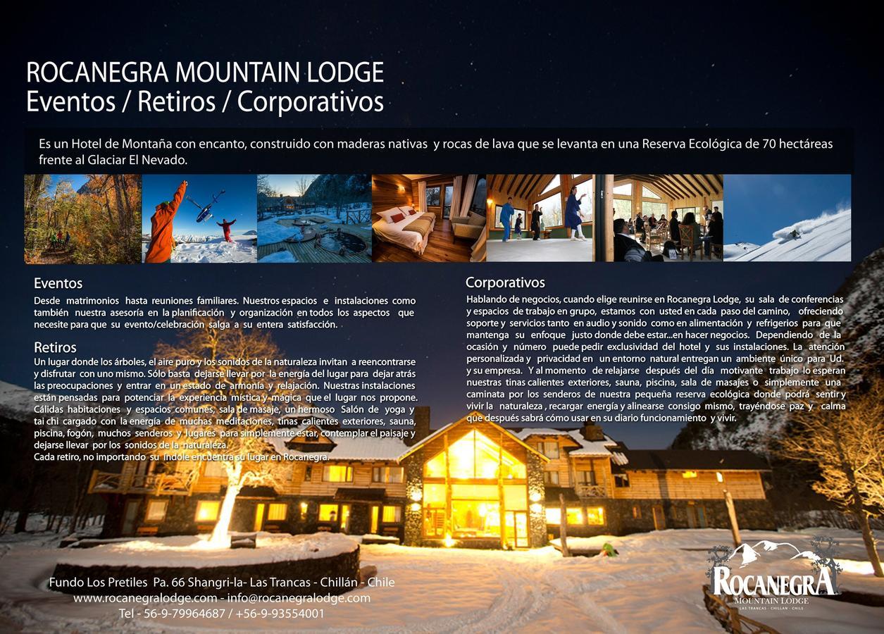 Rocanegra Mountain Lodge Las Trancas Kültér fotó